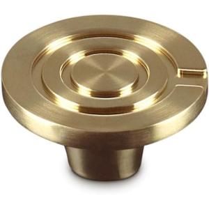 imageLe Creuset Signature Stainless Steel Knob LargeLight Gold Crucible