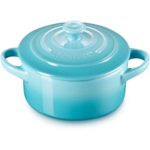 imageLe Creuset Stoneware Mini Round Cocotte 14 oz WhiteCaribbean