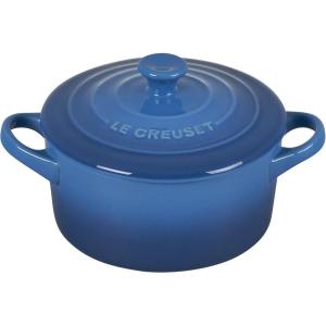 imageLe Creuset Stoneware Mini Round Cocotte 14 oz WhiteMarseille