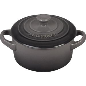 imageLe Creuset Stoneware Mini Round Cocotte 14 oz WhiteOyster