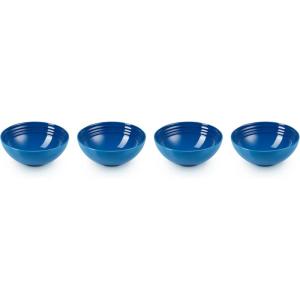 imageLe Creuset Stoneware Set of 4 Soup Bowls 22 oz 625quot each WhiteMarseille