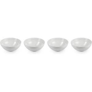 imageLe Creuset Stoneware Set of 4 Soup Bowls 22 oz 625quot each WhiteWhite