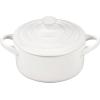 imageLe Creuset Stoneware Mini Round Cocotte 14 oz WhiteWhite