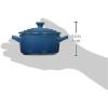 imageLe Creuset Stoneware Set of 4 Mini Cocottes with Cookbook 8 oz each CeriseMarseille