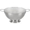 imageLe Creuset Set of 3 Nested Mixing Bowls wNonslip Silicone Base ampamp Plastic Air Tight Lids Large Stainless SteelColanders