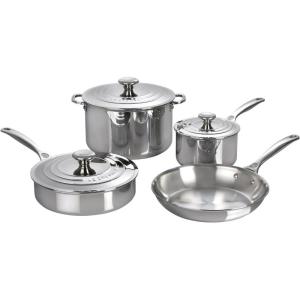 imageLe Creuset TriPly Stainless Steel 10 pc Cookware Set7 pc