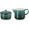 imageLe Creuset Stoneware Signature Sea Salt Cream ampamp Sugar Set Cream 300 ml Sugar 8ozArtichaut