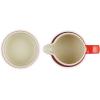 imageLe Creuset Stoneware Signature Sea Salt Cream ampamp Sugar Set Cream 300 ml Sugar 8ozCerise