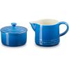 imageLe Creuset Stoneware Signature Sea Salt Cream ampamp Sugar Set Cream 300 ml Sugar 8ozMarseille