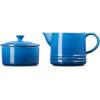 imageLe Creuset Stoneware Signature Sea Salt Cream ampamp Sugar Set Cream 300 ml Sugar 8ozMarseille