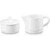 imageLe Creuset Stoneware Signature Sea Salt Cream ampamp Sugar Set Cream 300 ml Sugar 8ozWhite