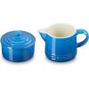 imageLe Creuset Stoneware Signature Sea Salt Cream ampamp Sugar Set Cream 300 ml Sugar 8ozMarseille