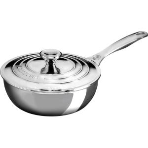 imageLe Creuset TriPly Stainless Steel 2 Quart Saucier PanStainless Steel