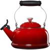imageLe Creuset Enamel On Steel Whistling Tea Kettle with Metal Finishes 17 qt FlameCerise