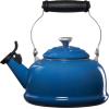 imageLe Creuset Enamel On Steel Whistling Tea Kettle with Metal Finishes 17 qt FlameMarseille