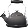 imageLe Creuset Enamel On Steel Whistling Tea Kettle with Metal Finishes 17 qt FlameOyster