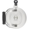 imageLe Creuset Enamel On Steel Whistling Tea Kettle with Metal Finishes 17 qt FlameWhite