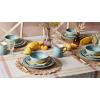 imageLe Creuset Stoneware Dinnerware Set 16 pc OysterSea Salt