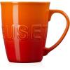 imageLe Creuset Stoneware ExtraLarge Logo Coffee Mug 20oz Chiffon PinkFlame