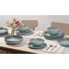 imageLe Creuset Stoneware Set of 4 Dinner Plates 105quot each MarseilleSea Salt