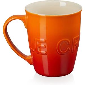 imageLe Creuset Stoneware ExtraLarge Logo Coffee Mug 20oz Chiffon PinkFlame