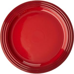 imageLe Creuset Stoneware Set of 4 Dinner Plates 105quot each MarseilleCerise
