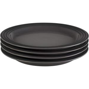 imageLe Creuset Stoneware Set of 4 Dinner Plates 105quot each MarseilleOyster