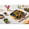 imageLe Creuset Enamaled Cast Iron Square Grill 95quot Caribbean
