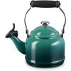 imageLe Creuset Enamel On Steel Demi Tea Kettle with Metal Finishes 125 qt CaribbeanArtichaut