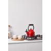 imageLe Creuset Enamel On Steel Demi Tea Kettle with Metal Finishes 125 qt CaribbeanCerise