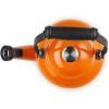 imageLe Creuset Enamel On Steel Demi Tea Kettle with Metal Finishes 125 qt CaribbeanFlame