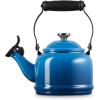 imageLe Creuset Enamel On Steel Demi Tea Kettle with Metal Finishes 125 qt CaribbeanMarseille