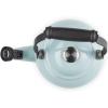imageLe Creuset Enamel On Steel Demi Tea Kettle with Metal Finishes 125 qt CaribbeanSea Salt