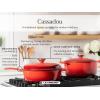 imageLe Creuset Enameled Cast Iron Signature Cassadou 375 qt CaribbeanArtichaut
