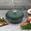 imageLe Creuset Enameled Cast Iron Signature Cassadou 375 qt CaribbeanArtichaut