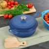 imageLe Creuset Enameled Cast Iron Signature Cassadou 375 qt CaribbeanMarseille