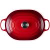 imageLe Creuset Enameled Cast Iron Signature Oval Casserole 375 qt CeriseCerise