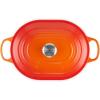 imageLe Creuset Enameled Cast Iron Signature Oval Casserole 375 qt CeriseFlame