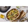 imageLe Creuset Enameled Cast Iron Signature Oval Casserole 375 qt CeriseOyster