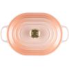imageLe Creuset Enameled Cast Iron Signature Oval Casserole 375 qt CerisePeche