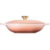 imageLe Creuset Enameled Cast Iron Signature Oval Casserole 375 qt CerisePeche