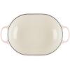 imageLe Creuset Enameled Cast Iron Signature Oval Casserole 375 qt CerisePeche