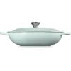 imageLe Creuset Enameled Cast Iron Signature Oval Casserole 375 qt CeriseSea Salt