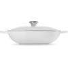 imageLe Creuset Enameled Cast Iron Signature Oval Casserole 375 qt CeriseWhite