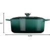 imageLe Creuset Enameled Cast Iron Signature Oval Dutch Oven 675 qt OysterArtichaut