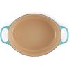 imageLe Creuset Enameled Cast Iron Signature Oval Dutch Oven 675 qt OysterCaribbean