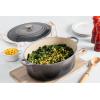 imageLe Creuset Enameled Cast Iron Signature Oval Dutch Oven 675 qt OysterCaribbean