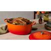imageLe Creuset Enameled Cast Iron Signature Oval Dutch Oven 675 qt OysterCaribbean