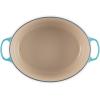 imageLe Creuset Enameled Cast Iron Signature Oval Dutch Oven 675 qt OysterCaribbean