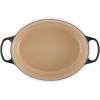 imageLe Creuset Enameled Cast Iron Signature Oval Dutch Oven 675 qt OysterLicorice